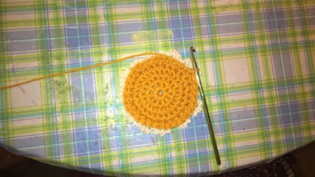 Funky Punky Autumn Decoration - finished top