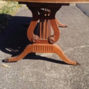 Value of a Mersman Glass Topped Coffee Table - harp coffee table