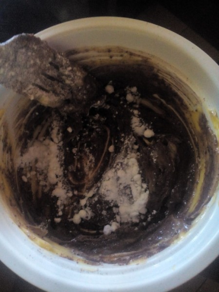 mixing glaze