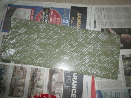 Making Fun Yard Signs - dabbed paint effect