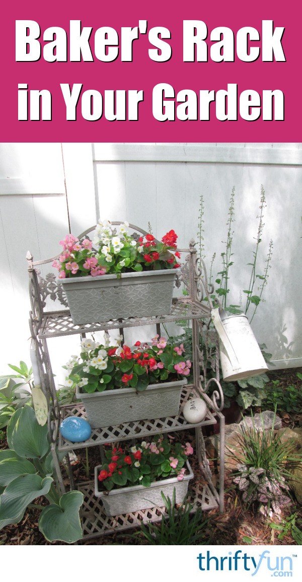Using a Baker's Rack in Your Garden ThriftyFun