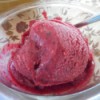 Berry Lime Sorbet in bowl