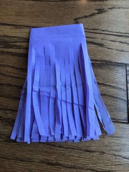 Tissue Paper Tassel Garland Decor - second color