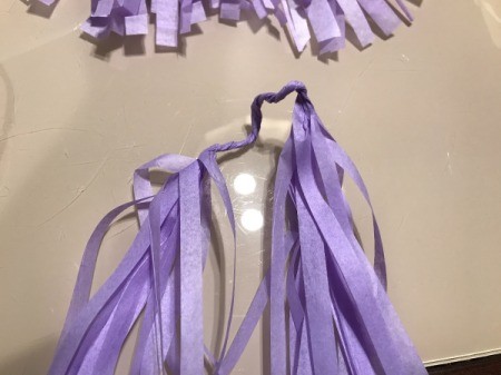 Tissue Paper Tassel Garland Decor | ThriftyFun