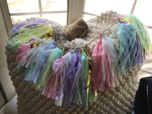 Tissue Paper Tassel Garland Decor