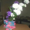 Popsicle Stick Vase - vase with flowers