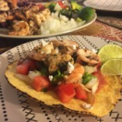 Simple Seafood Tostadas