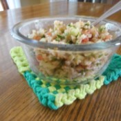 Tabbouleh in bowl