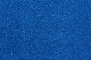 Cobalt blue speckled counter.