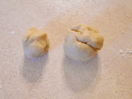 balls of dough