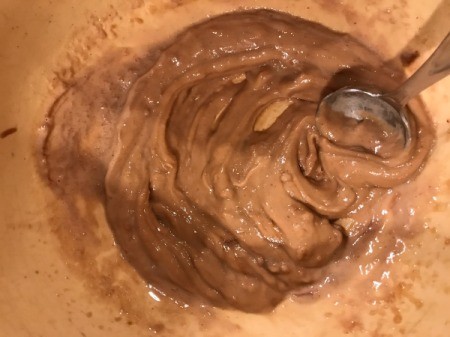mixing Peanut Butter Sauce