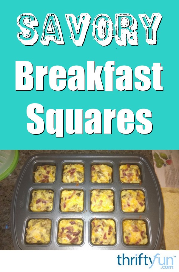 Savory Breakfast Squares Recipe ThriftyFun