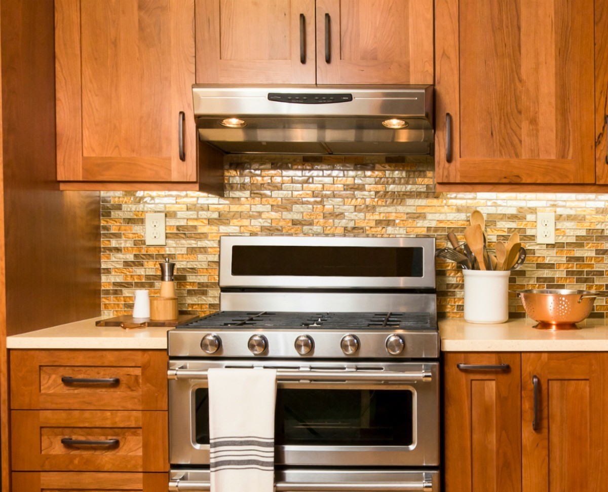 kitchen stove cabinet design