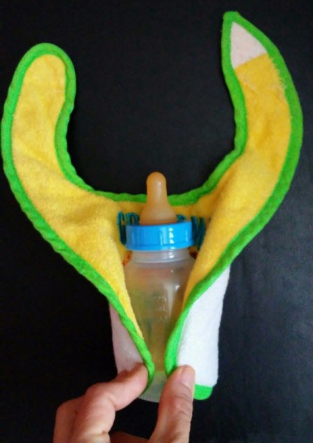 Baby Bib Robe - pull sides together