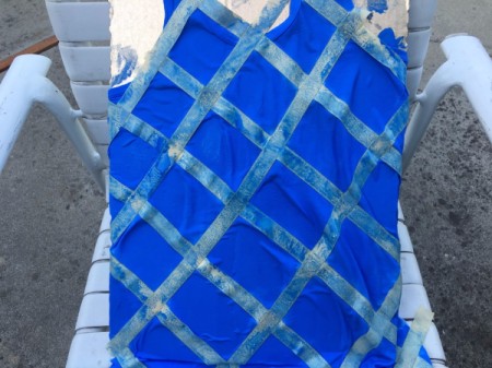 Tape-Dyed Top - allow to dry overnight