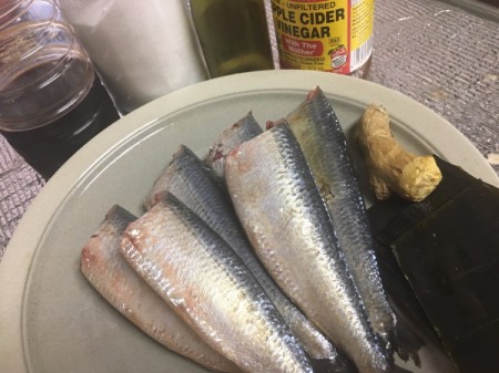 Japanese Style Sardines ingredients