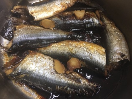 cooked Japanese Style Sardines