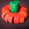 Cardboard Tube Pumpkin - finished TP tube pumpkin
