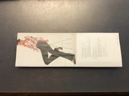 Recycled Catalog Flowers - other side of original half