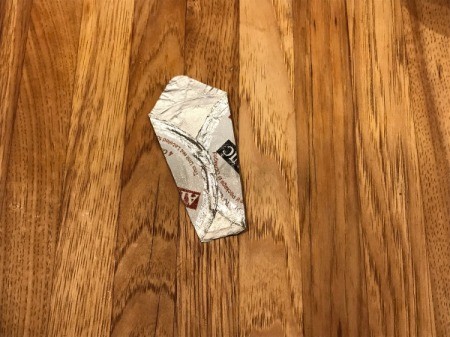 Making a Lid Spoon - second side folded