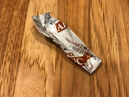 Making a Lid Spoon - foil spoon