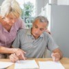 Older Couple Organizing Their Social Security Paperwork