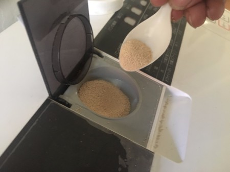 yeast compartment on bread machine