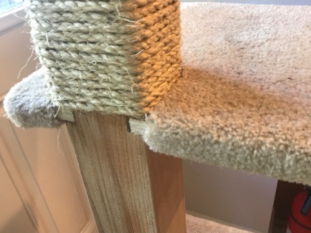 Refinishing a Cat Tree