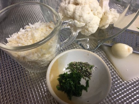 Cauliflower Cheese Crisps ingredients
