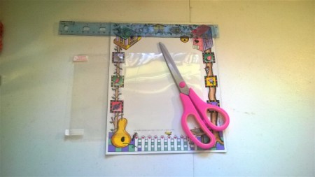 Crafting a magnetic picture frame.