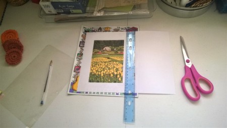 Crafting a magnetic picture frame.