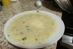 Creamy Vegetable Soup in a bowl