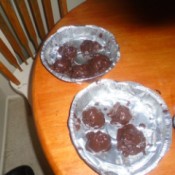 Cake Balls on aluminum pans