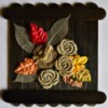 Colors of Fall Mini Canvas -  add other embellishments