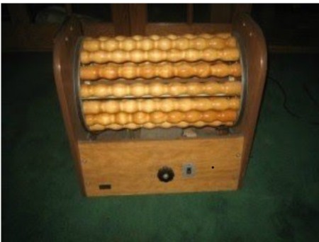 Vintage Wooden Dowel Electric Roller Machine