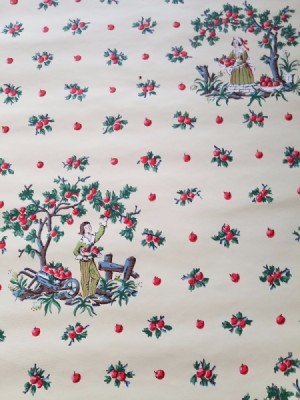 Imperial Wallpaper Ripe Fruit Pattern
