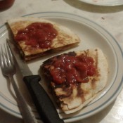 Pan Fried Chicken Quesadilla