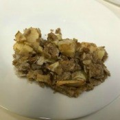 Apple Oatmeal Bar on plate