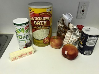 Apple Oatmeal Bars ingredients