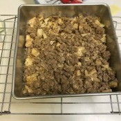 Apple Oatmeal pan cooling on wire rack