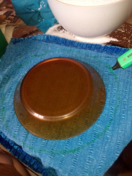 Plants vs. Zombies Inspired Mini Stool - showing seam allowance