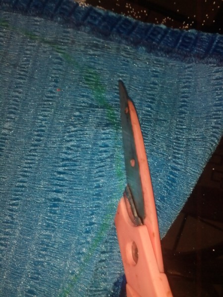 Plants vs. Zombies Inspired Mini Stool - cut two pieces of the fabric to this size