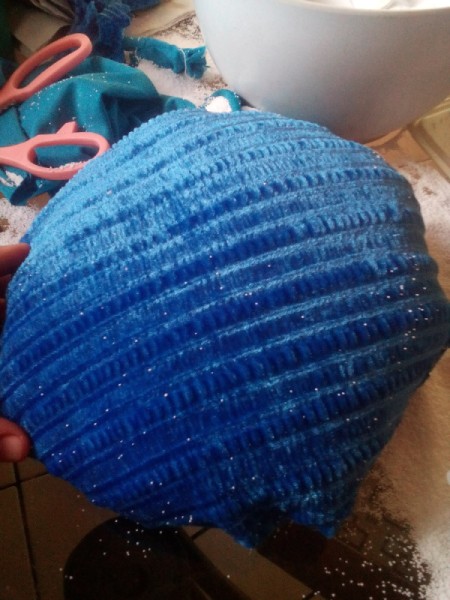 Plants vs. Zombies Inspired Mini Stool - glue fill opening closed