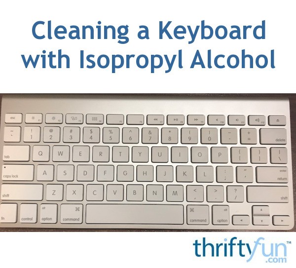 keyboard cleaner alcohol