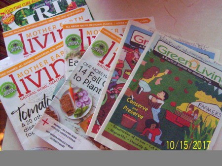 A collection of seasonally themed magazines.