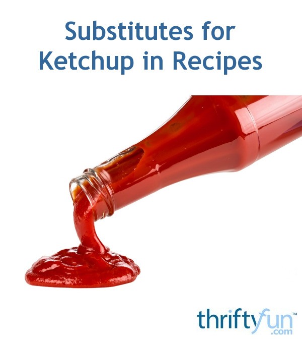 Substitutes for Ketchup in Recipes ThriftyFun