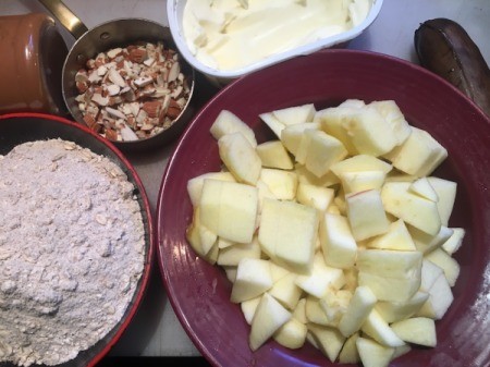 Healthy Apple Crisp ingredients