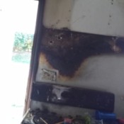 Finding a Place to Stay After a House Fire - kitchen after fire