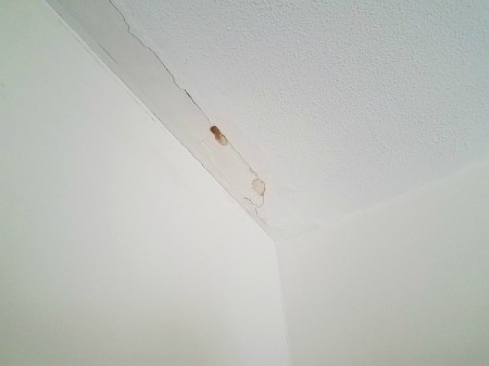 Cracked White Ceiling