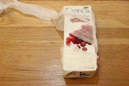 Halloween Mummy Juice Box - continue wrapping